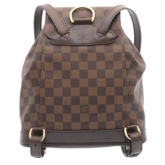 LOUIS VUITTON Damier Ebene Montsouris MM Backpack N51143 LV Auth 26498A - Picture 3 of 12